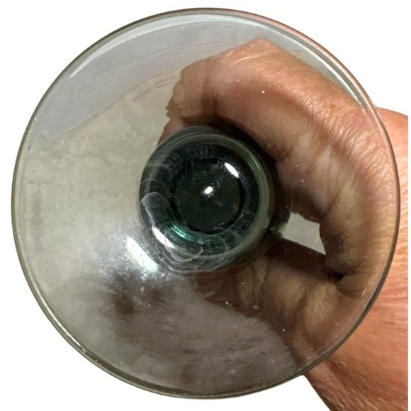 Wilhelm Wagenfeld for WMF Tourmaline Glass Fluted Vase Smoky Blue 7" Germany - Picture 2 of 6